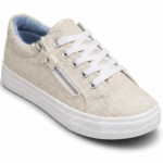 Basket Beige à Lacets & Fermeture Zip