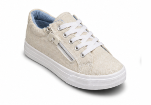 Basket Beige à Lacets & Fermeture Zip