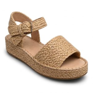 Sandale Compensée Tressée