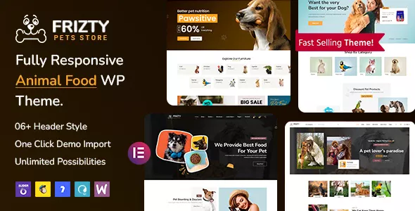 Frizty – Pet Shop WooCommerce Theme + RTL