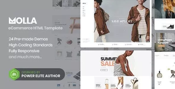 Molla – eCommerce HTML5 Template