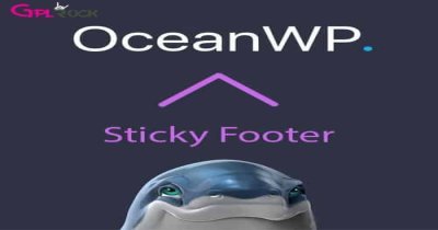 OceanWP Sticky Footer