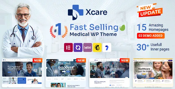 Xcare – Medical and Health Care WordPress Theme