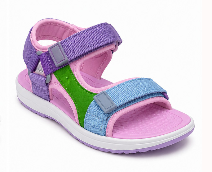 Sandales colorées et confortables pour fille